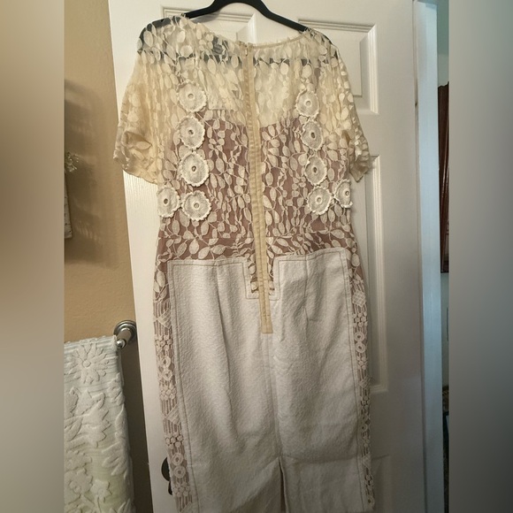 Byron Lars Cream Lace Dress - Picture 4 of 8